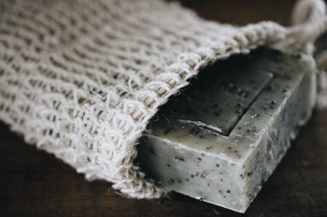 Sponge Pouch & Body scrub