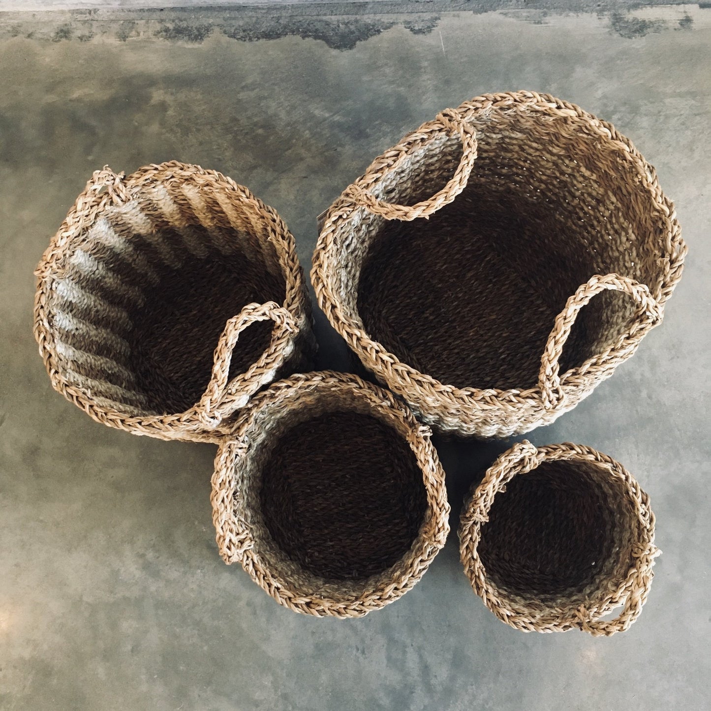 Hogla & Jute Basket with Handle | TRADE AID