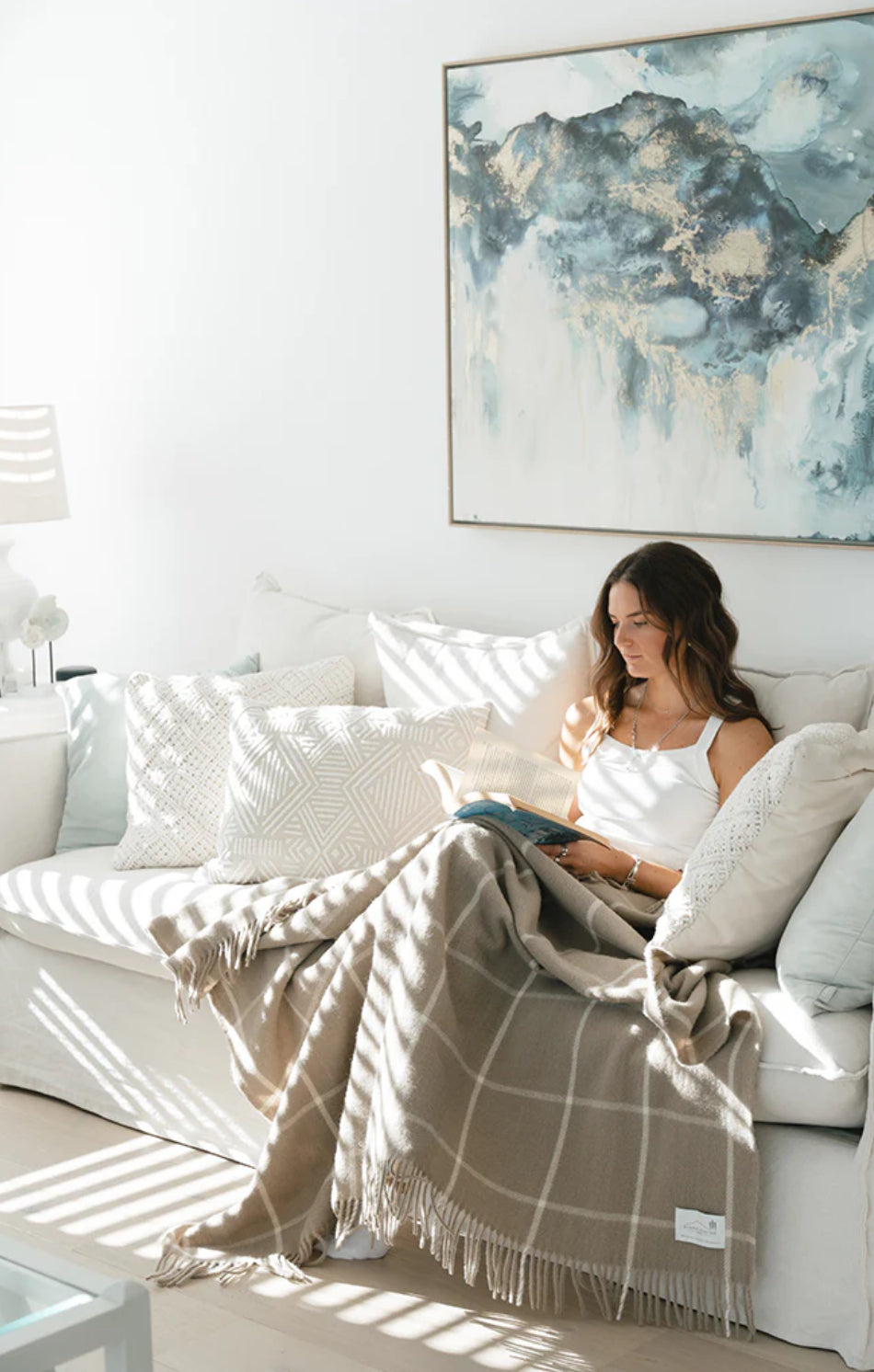 Totaras Tussock Throw BLANKET | RUANUI STATION