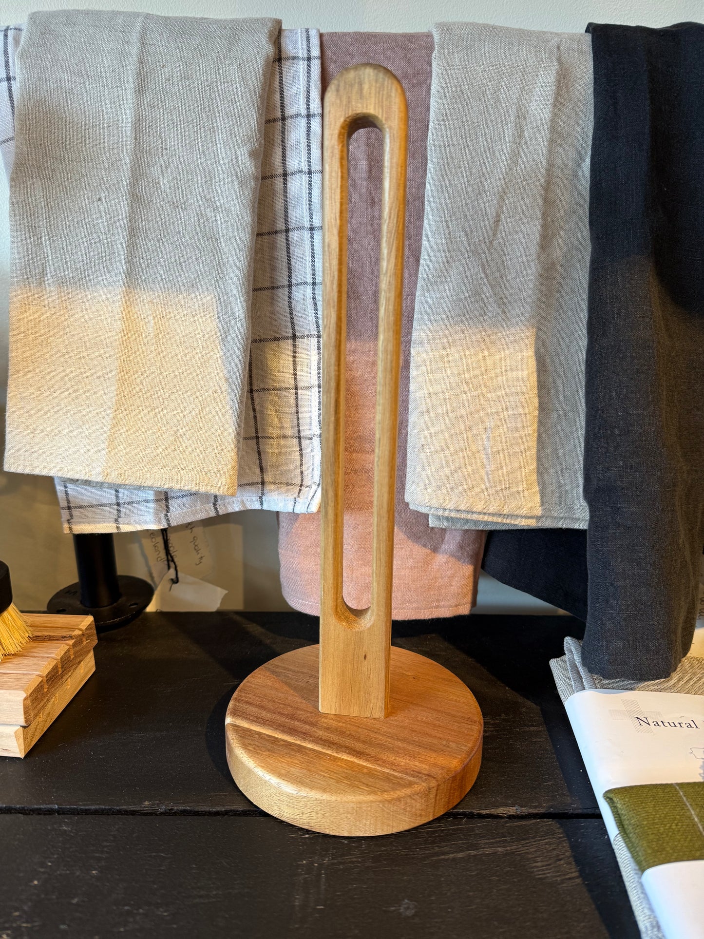 Paper Towel Holder - Acacia Wood | REVOLOGY