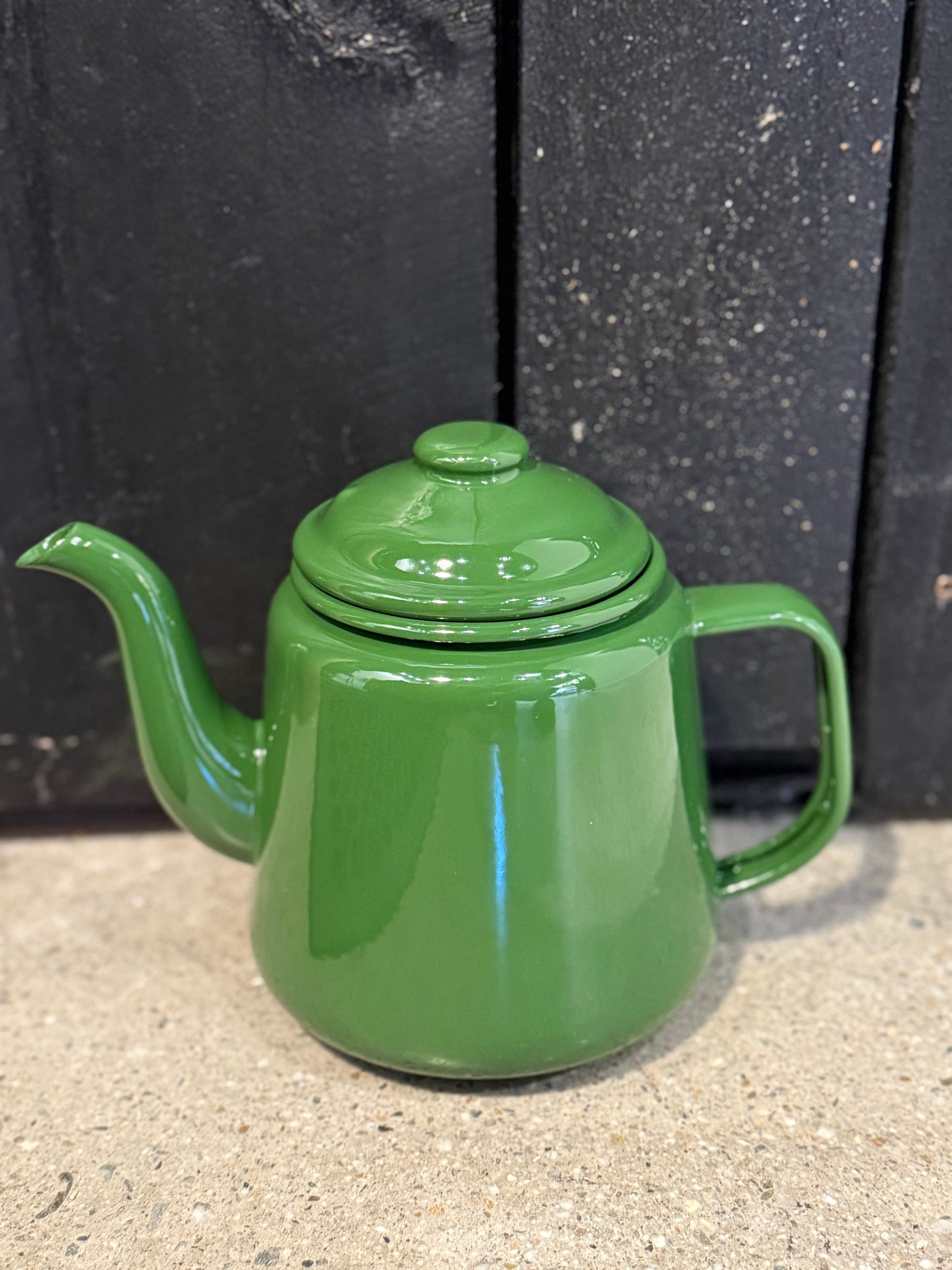 Teapot Enamelware Green 1.5 Litre | REVOLOGY