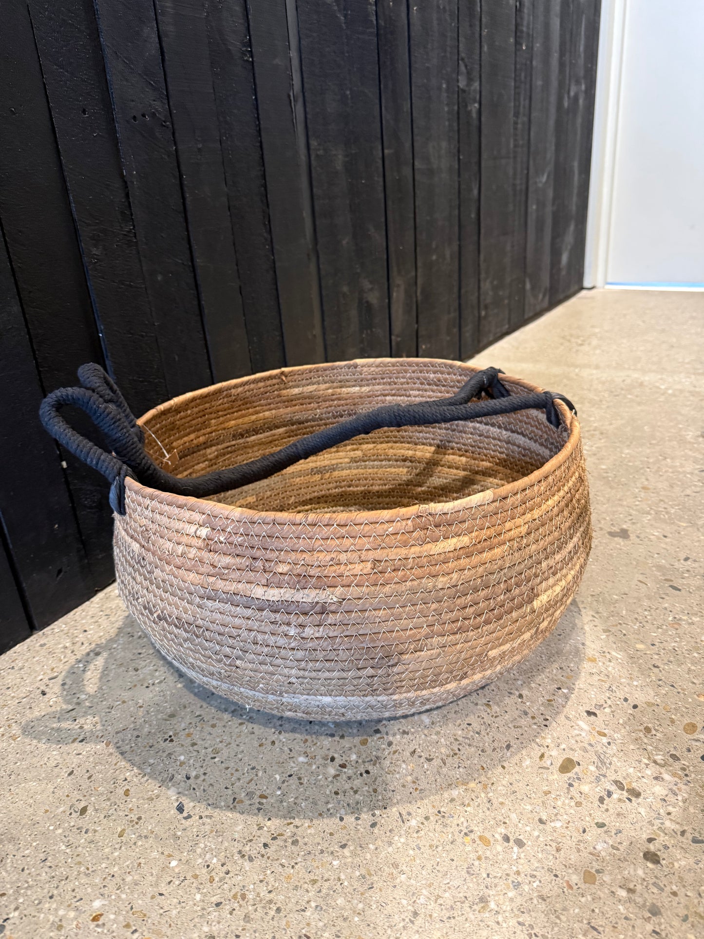 Basket with Black Handle | Revology