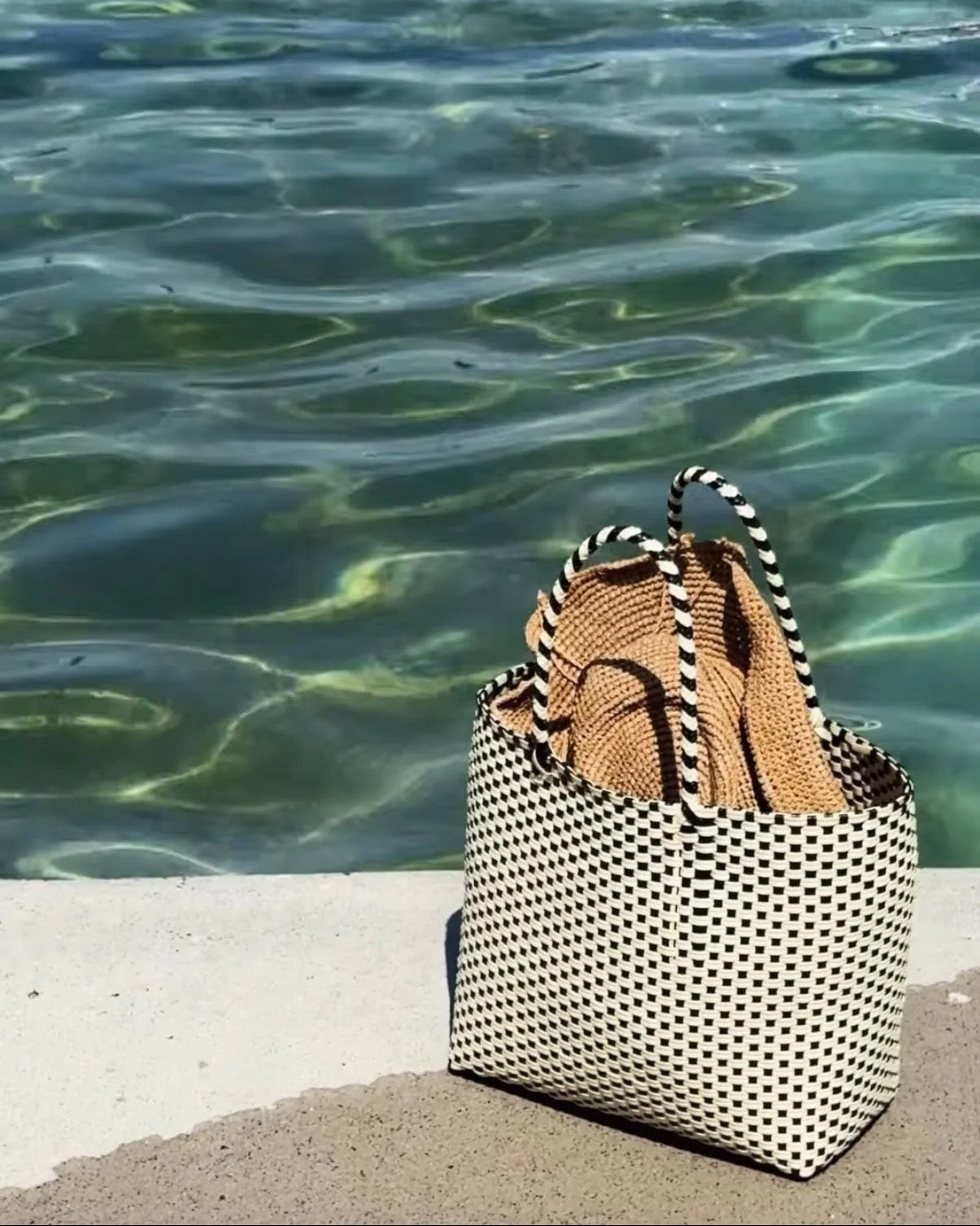 Eco Tote BAG - Back & Oat White | MT