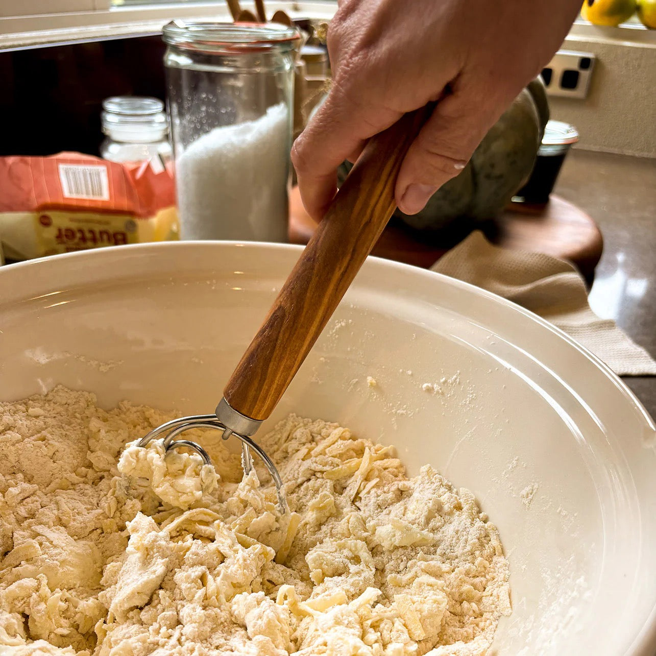 WOODEN DOUGH WHISK | REVOLOGY