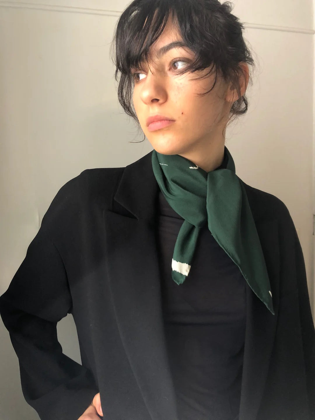 Green forest Necktie Scarf | W&B