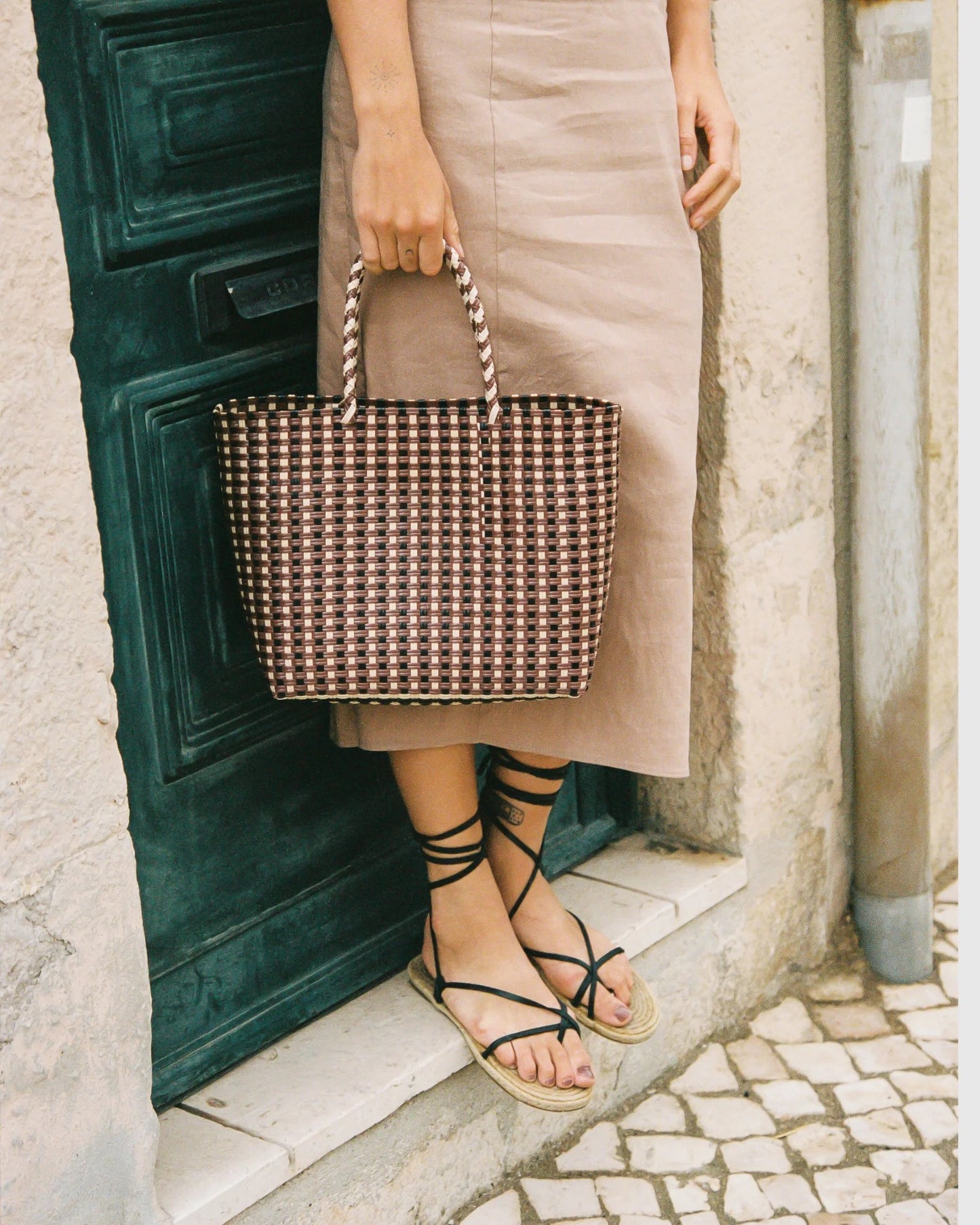 Eco Tote BAG - Cappuccino & Oat White | MT