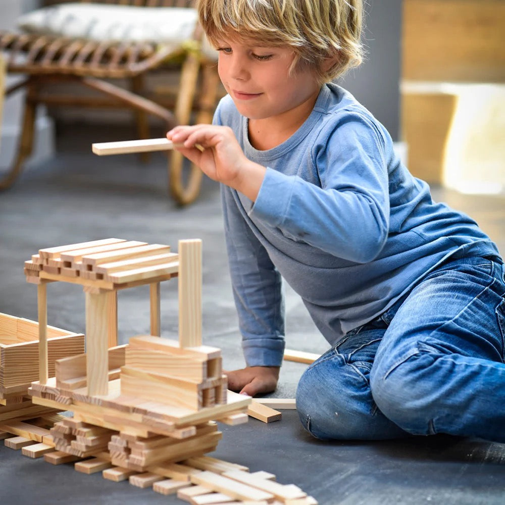 KAPLA 100 Case: 100 Natural planks