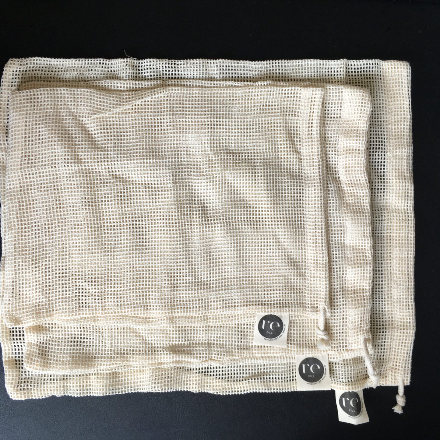 RE+Fill Organic Cotton Mesh Fruit & Vege Bag | REVOLOGY