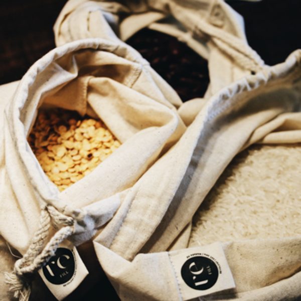 RE+Fill Organic Cotton Reusable Dried Goods Bags