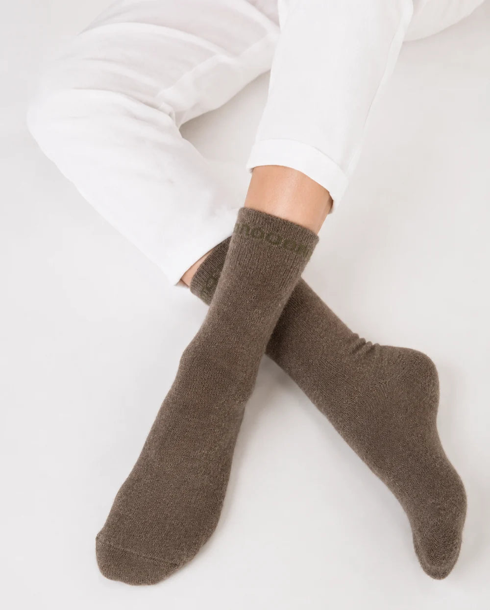 Possum Merino Wool Huka Nuthatch BROWN THICK | NOOAN