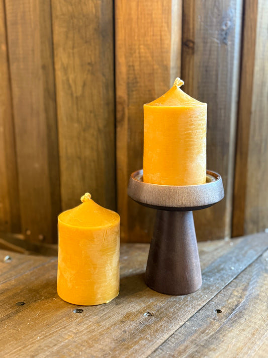 Beeswax Candle – Short&Fat | HOHEPA