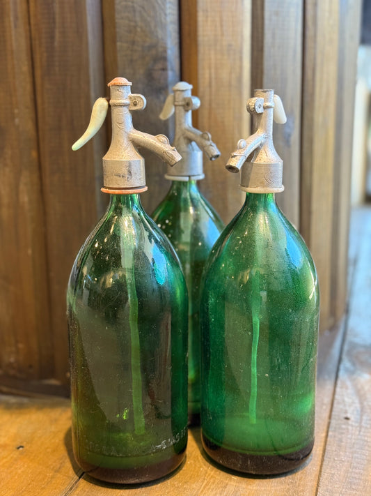 French Antique Glass Soda Bottles | REVOLOGY