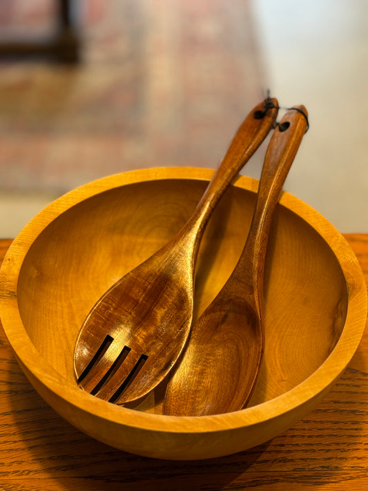 Wooden Salad Server Set | REVOLOGY