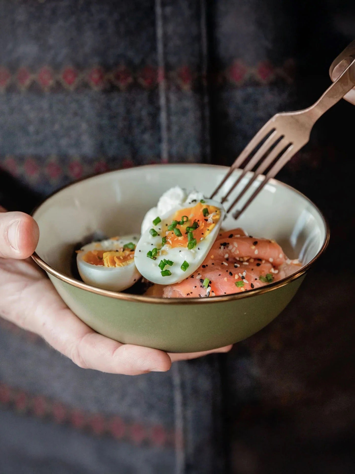 Camping Enamel  Bowl – Olive  | BAREBONES