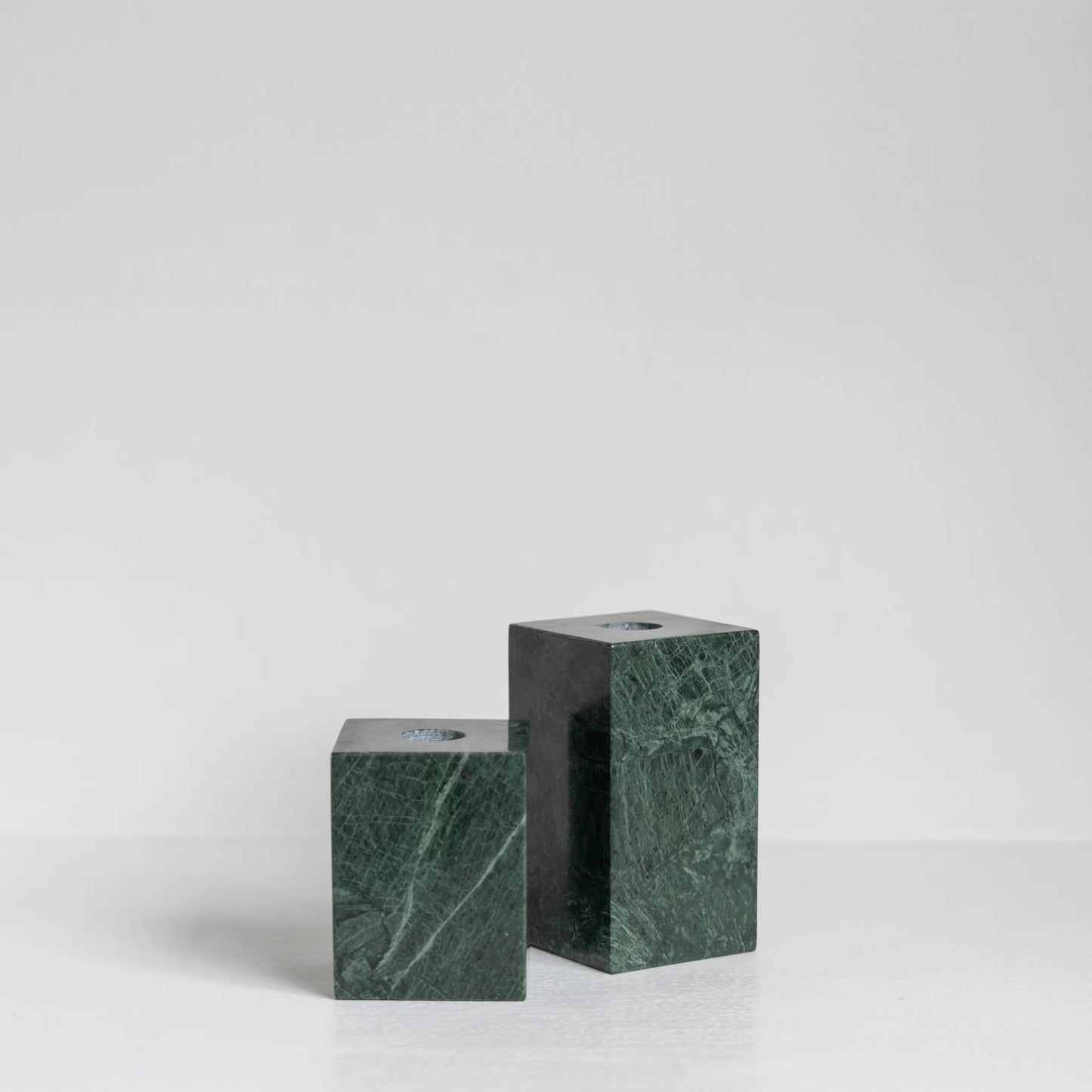 Candle Holder Dark Green |