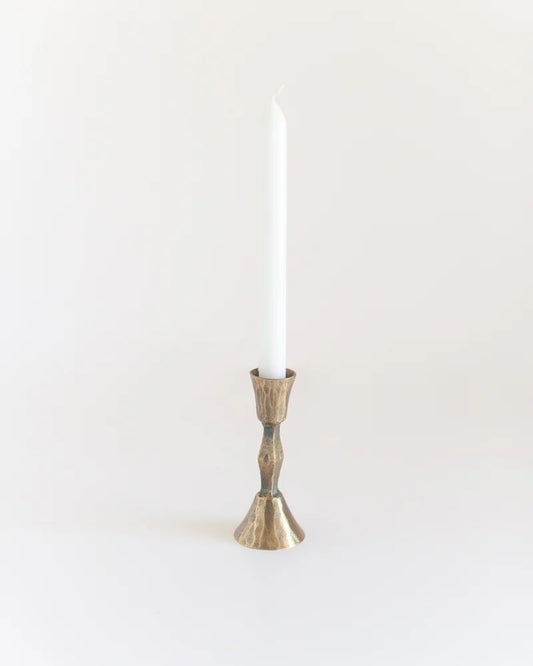HAND FORGED IRON CANDLE HOLDERS (SET 2) - TALL | REVOLOGY