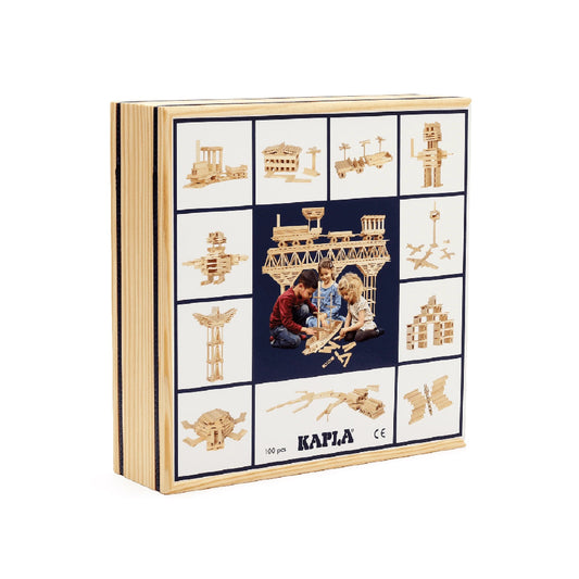 KAPLA 100 Case: 100 Natural planks