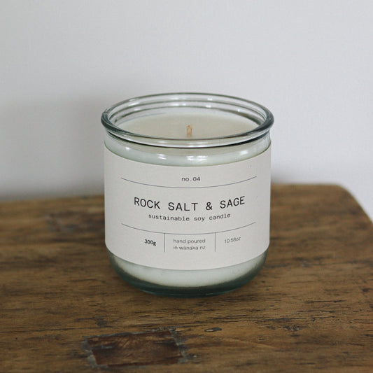 Rock salt & Sage CANDLE | ECOLÓGICA CO
