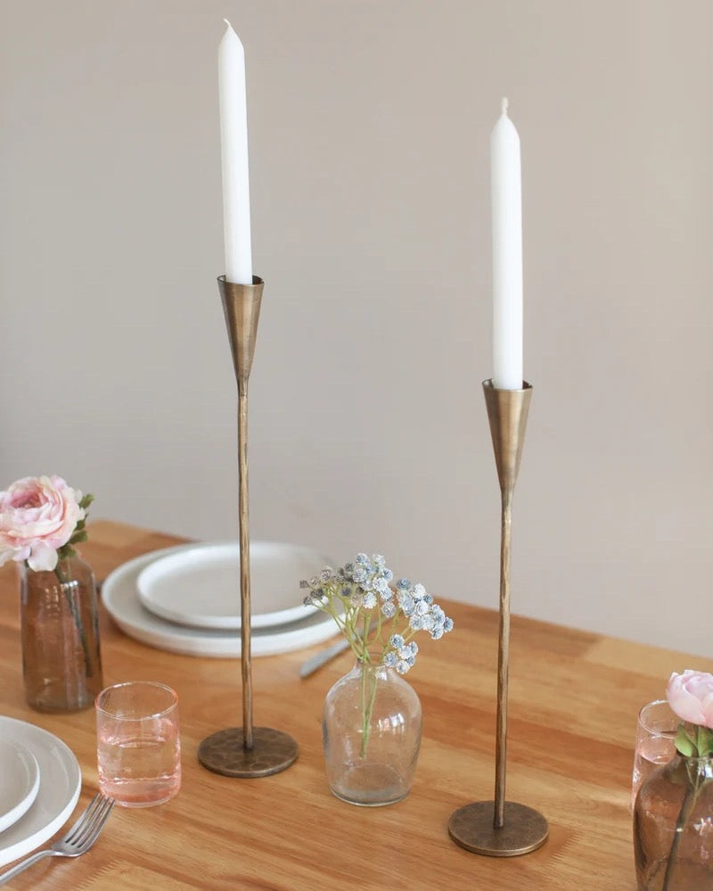 Hand-Forged Iron Candle Stands (Set of 2) | REVOLOGY