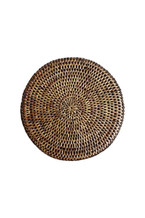 Walnut Rattan Placemat | REVOLOGY