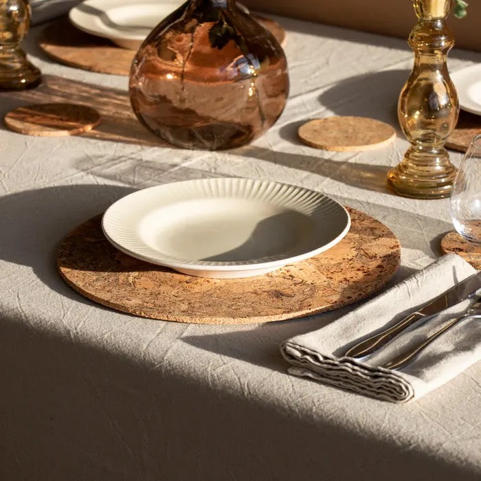 NATURAL CORK PLACEMATS-4 PK | LIGA