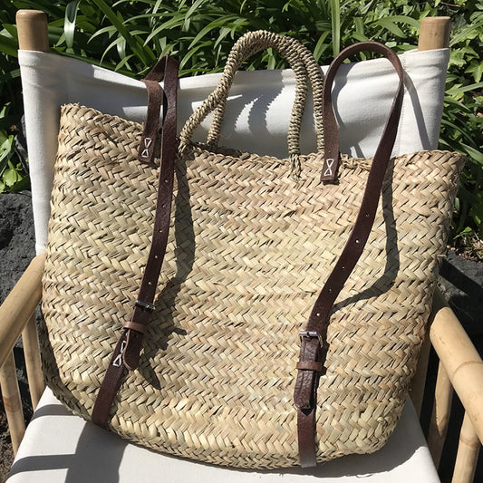 French Backpack with leather straps | REVOLOGY
