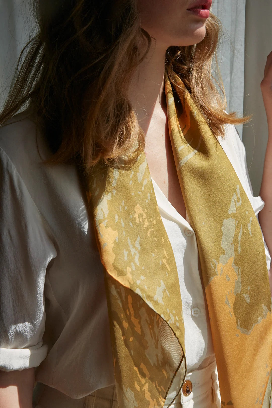 Sage & Apricot Scarf | W&B