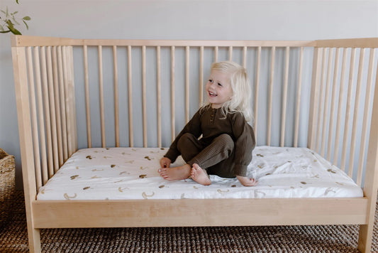 Fitted COT Sheet Mushroom | LENI