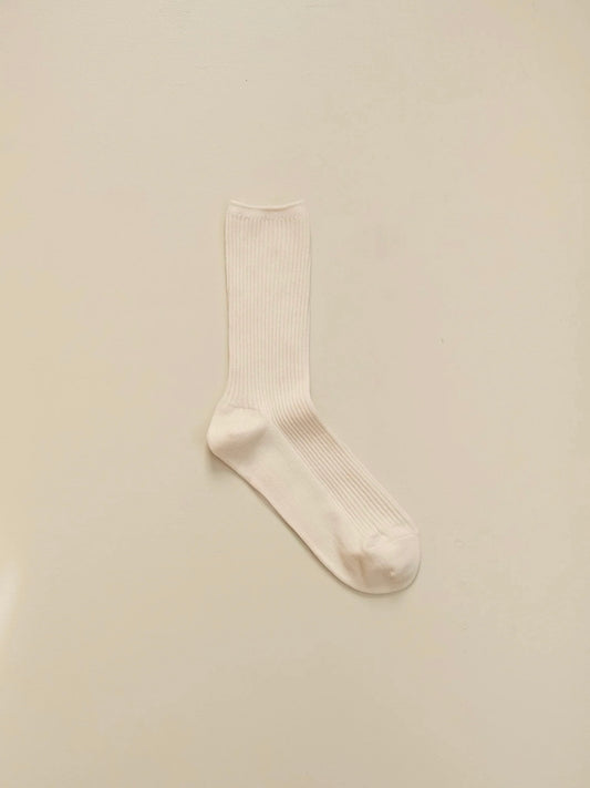 Cotton socks Oat white |CG