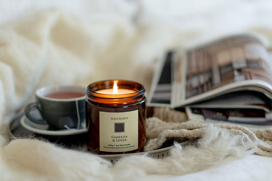 CANDLE CAMELIA AND LOTUS | REVOLOGY