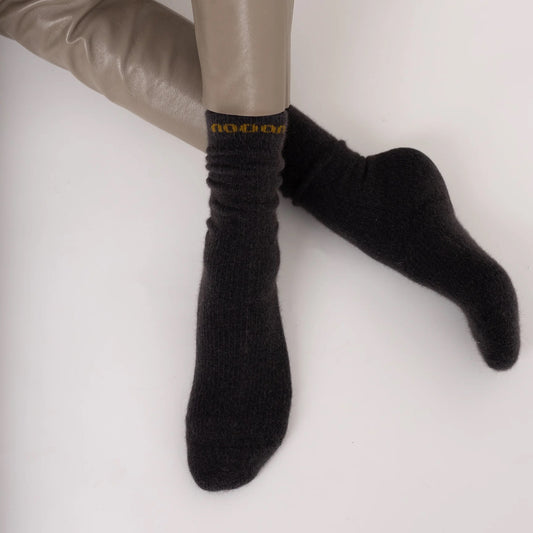 Possum Merino Socks - HK PEAT | NOOAN