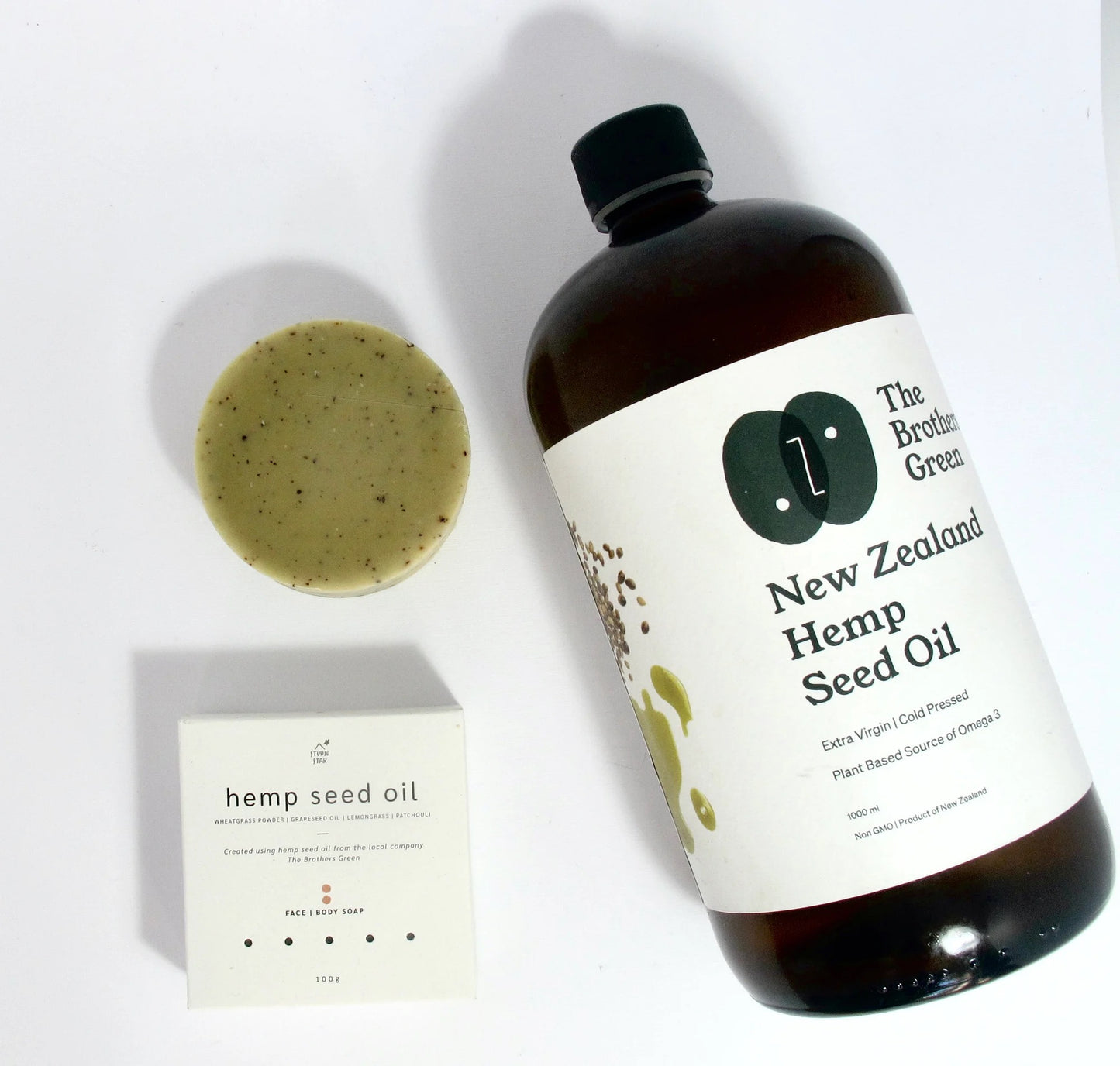 HANDMADE FACE | BODY SOAP -HEMP SEED OIL