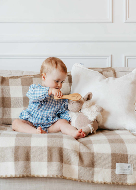 Oat Mum & Baby Blanket| RUANUI STATION