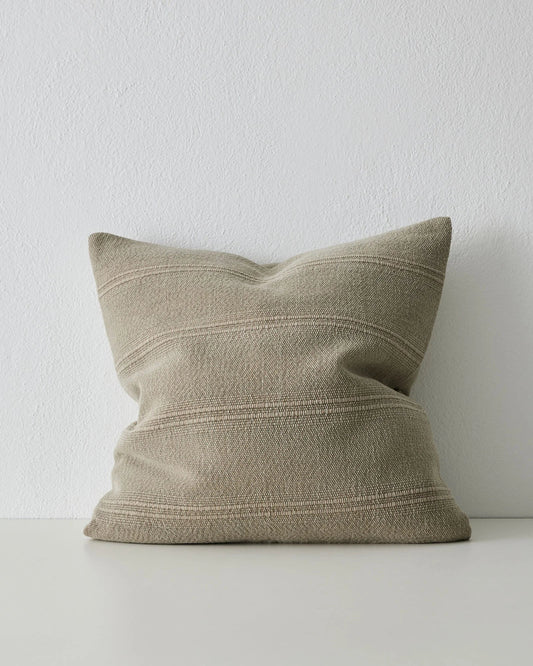 SOFT INLAY CUSHION stone | WEAVE