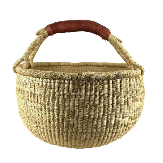 Woven Basket Leather handles | REVOLOGY