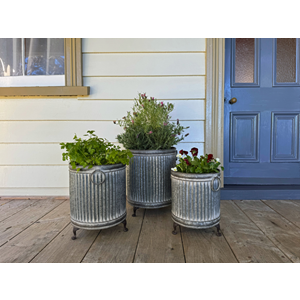 Planter Zinc Round | REVOLOGY