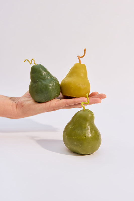 Pear Beeswax Candle | 2 Sizes